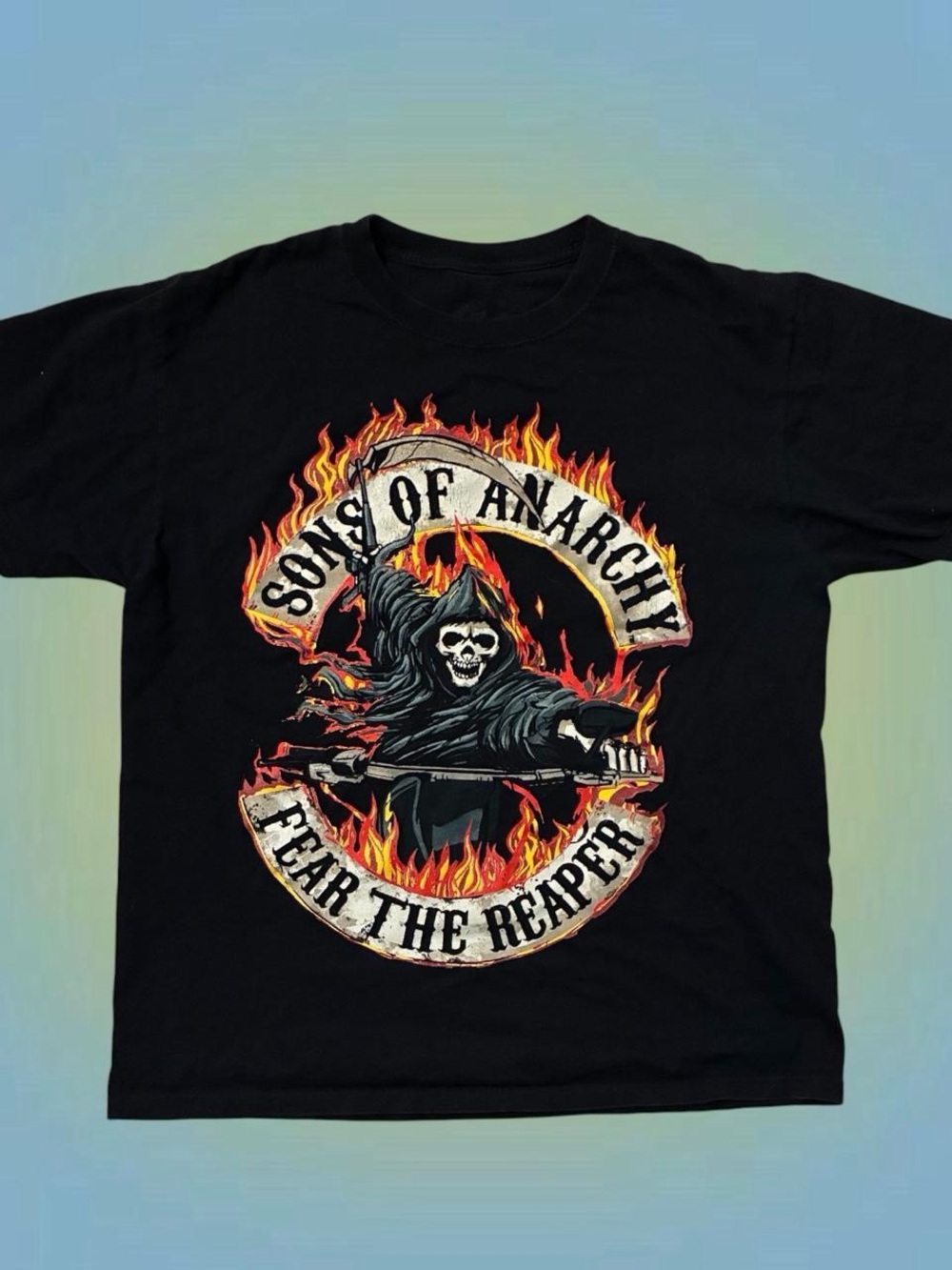 Black Graphic Tee - Fear The Reaper Sons of Anarchy